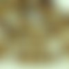 8pcs picasso cristal jaune rayé de brun de taille de table rectangle plat verre tchèque perles de 8m sku-32490