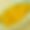 100pcs ambre jaune opale ronde à facettes feu poli petite entretoise tchèque perles de verre de 4mm sku-33147