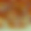 40pcs cristal jacinthe orange jaune clair viridian celsian lustre demi-rond à facettes feu poli entr sku-33221