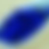 100pcs noir opaque bleu saphir azur de la moitié du lustre rond à facettes feu poli petite entretois sku-33359