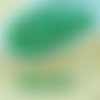 100pcs argent picasso opaque turquoise green ronde à facettes feu poli verre tchèque perles de petit sku-28690