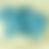 Gris bleu lustre verre tchèque grande cloche de la fleur de perles de lys de la vallée de la de bouc sku-26842