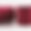 18.3 m 60ft 20yrd rouge foncé en coton ciré cordon de perles décoratives chaîne tressée en corde tor sku-38124