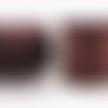 18.3 m 60ft 20yrd brun foncé coton ciré cordon de perles décoratives chaîne tressée en corde torsadé sku-38130
