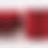 18.3 m 60ft 20yrd d'un rouge profond coton ciré cordon de perles décoratives chaîne tressée en corde sku-38131
