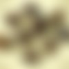 8pcs picasso marron bleu opaque beige rustique de la fenêtre de la table de découpe à plat kiwi oval sku-28811