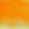 40pcs jaune orange rayé opale halloween tuile plate carrée 2 deux trou de verre tchèque perles de 6m sku-32254