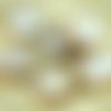 2pcs grand picasso blanc rustique de la fenêtre de la table de découpe à plat pièce sculpté pendenti sku-27517
