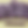 60pcs opaque violet clair pincée bicone à facettes entretoise tchèque perles de verre de 5mm sku-32087