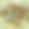 4pcs picasso jaune opale rustique grande fenêtre de la table de découpe à plat fleur de soleil pièce sku-27344