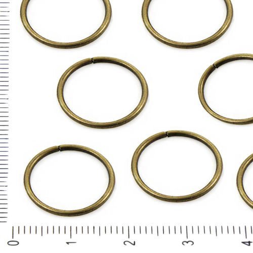 30pcs en vrac bronze antique ouvrir anneau de saut reliant la tour de beigne pour la fabrication de  sku-37848