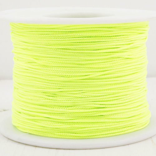 20m 65ft 22yrd acide vert nylon cordon macramé fil de perles de la chaîne de corde tressée kumihimo  sku-38150