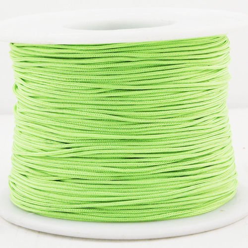 20m 65ft 22yrd vert nylon cordon macramé fil de perles de la chaîne de corde tressée kumihimo noeud  sku-38152