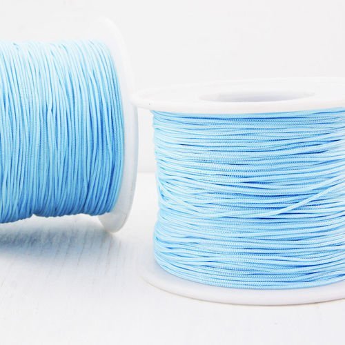 20m 65ft 22yrd ciel bleu en nylon cordon macramé fil de perles de la chaîne de corde tressée kumihim sku-38157