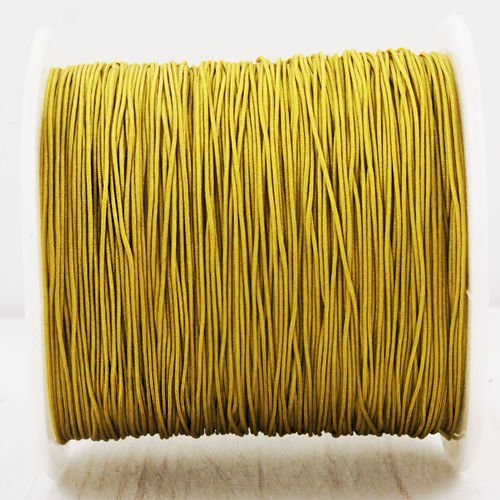 20m 65ft 22yrd terre jaune nylon cordon macramé fil de perles de la chaîne de corde tressée kumihimo sku-38161