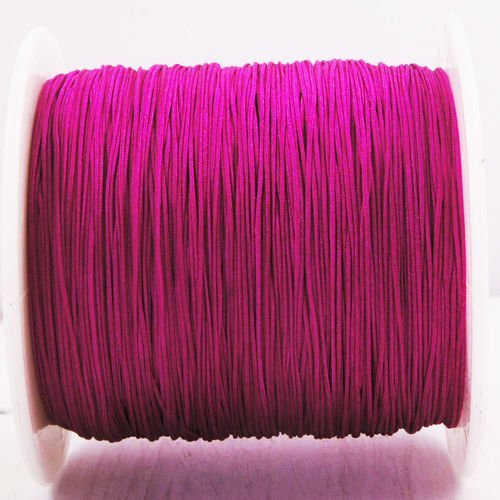 20m 65ft 22yrd rose nylon cordon macramé fil de perles de la chaîne de corde tressée kumihimo noeud  sku-38162