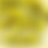 20pcs picasso jaune brun taille de table de la fenêtre de pièce de monnaie de fleur de verre tchèque sku-37169