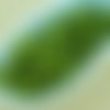 100pcs picasso opaque de l'olivine vert olive bleu en terre cuite rond à facettes feu poli petite en sku-33459