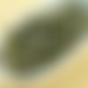 100pcs nébuleuse pourpre opaque de l'olivine vert olive turquoise ronde à facettes feu poli entretoi sku-35684