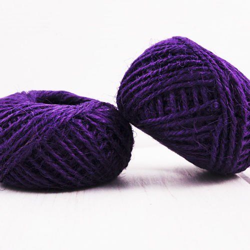 8.3 m 27ft 9yrd violet en laine torsadée tresse senti corde cordon de perles de nouage de la chaîne  sku-38335