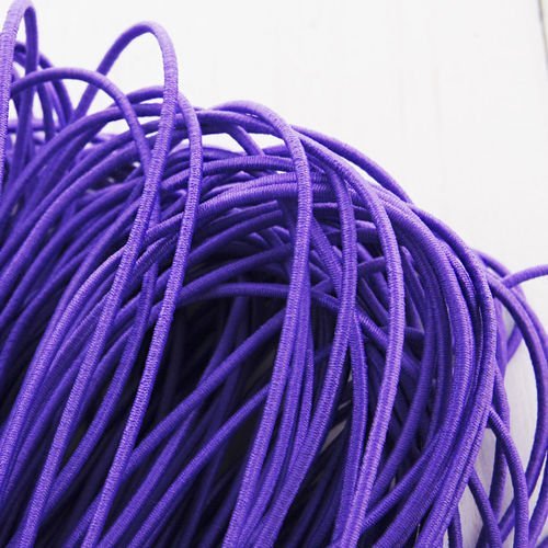 8m 26pi 8.7 yrd pourpre violet ronde en nylon élastique stretch cordon de perles de corde de nouage  sku-38318