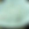 40pcs éclat blanc tchèque tuile de deux 2 dans le trou carré de perles de verre plat de mariage 6mm sku-26230