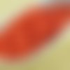 100pcs perles brillent rouge corail ronde verre tchèque de petit écarteur 3mm sku-31209