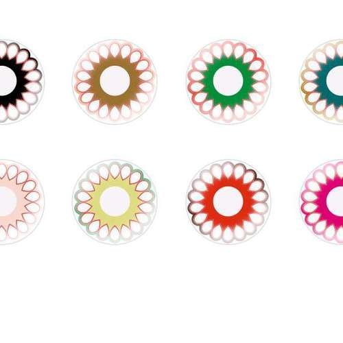 12pcs x 12mm main ronde verre tchèque en forme de dôme cabochons fleurs 98 s7t493 sku-25318