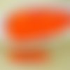 100pcs uv active neon orange mat halloween ronde verre tchèque perles à facettes feu poli petite ent sku-29010