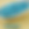 100pcs perles pastel bleu aqua turquoise ronde à facettes feu poli verre tchèque de petit écarteur 3 sku-31837