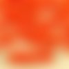 30pcs opaque coraline rouge corail preciosa bonbons ronds en forme de dôme 2 deux trou de la pièce d sku-35476