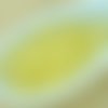 100pcs cristal de lumière jaune jonquille clair ronde à facettes feu poli petite entretoise de verre sku-33010