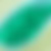 100pcs opaque vert clair turquoise ronde à facettes feu poli petite entretoise tchèque perles de ver sku-33363
