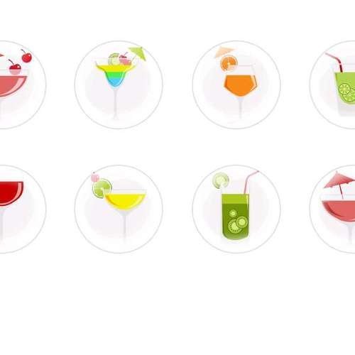 12pcs x 12mm main rond en forme de dôme verre tchèque en de cabochon cocktails s7t166 sku-25174