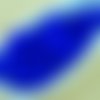 100pcs noir opaque bleu saphir ronde à facettes feu poli petite entretoise tchèque perles de verre d sku-33369