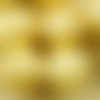 4pcs picasso brun jaune miel blanc lustre rond enfoncé druk chunky grand verre tchèque perles de 12m sku-37566