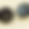 1pc noir silver arrows tour de main tchèque en verre cabochon taille 8 18mm sku-37710