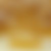 50pcs mat cristal topaze jaune givré grosse pincée bicone facettes en verre tchèque perles d'entreto sku-32044