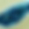 100pcs mat métallique opaque jet noir bleu foncé ab demi-rond à facettes feu poli petite entretoise  sku-33439