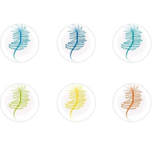 6pcs x 25mm main ronde verre tchèque en forme de dôme cabochons fleurs 179 s1t136 sku-22985