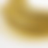 23m 75ft 25yds rouleau d'or ruban organdi de l'artisanat de tissu décoratif de mariage kanzashi 12mm sku-38353