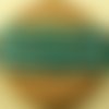 1m 3.3 ft 1.1 yds turquoise vert marron en cuir tressé cordon de fausse pu perles décoratives chaîne sku-36016