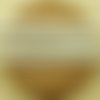 1m 3.3 ft 1.1 m beige marron coton ciré cordon de perles décoratives chaîne tressée en corde torsadé sku-36057