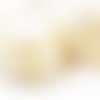 4m 13 ft de 4 4 mètres de champagne blanc crème marron large ruban de satin de l'artisanat de tissu  sku-38210