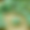 12pcs picasso brun opaque turquoise clair vert de la fenêtre de la table de coupe sculptée plat carr sku-32634