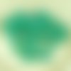 6pcs picasso turquoise vert taille de table de la fenêtre rectangle de verre tchèque perles 12mm x 8 sku-26758