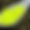 20g de jaune néon uv active rulla matubo verre tchèque deux trous de semences de perles 5mm sku-20039