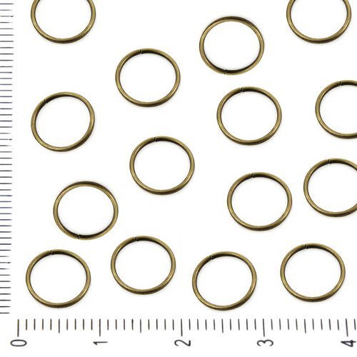 100pcs en vrac bronze antique ouvrir anneau de saut reliant la tour de beigne pour la fabrication de sku-37865