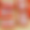 4pcs opaque coraline corail rouge argent patine laver rectangle plat de la croix chrétienne chapelet sku-35099