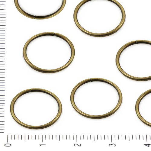 30pcs en vrac bronze antique ouvrir anneau de saut reliant la tour de beigne pour la fabrication de  sku-37849